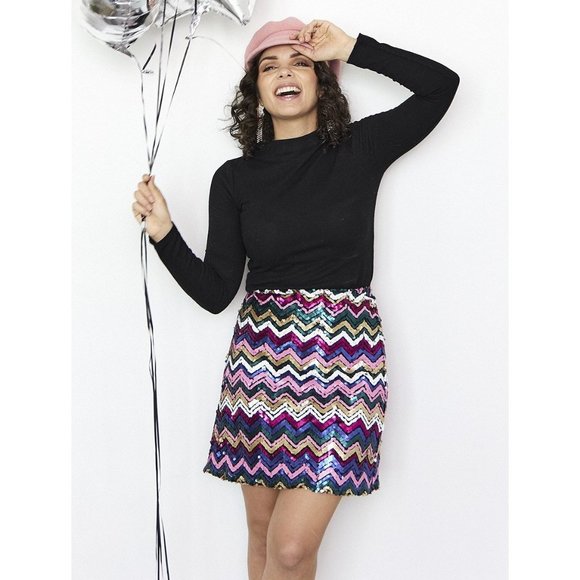 Modcloth | NWT Hutch Best Fete Yet Mini Skirt - Picture 1 of 14
